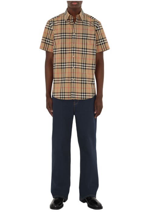 Classic Fit Check Cotton Shirt
