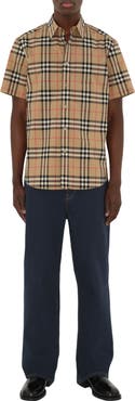 Burberry Classic Fit Check Cotton Shirt