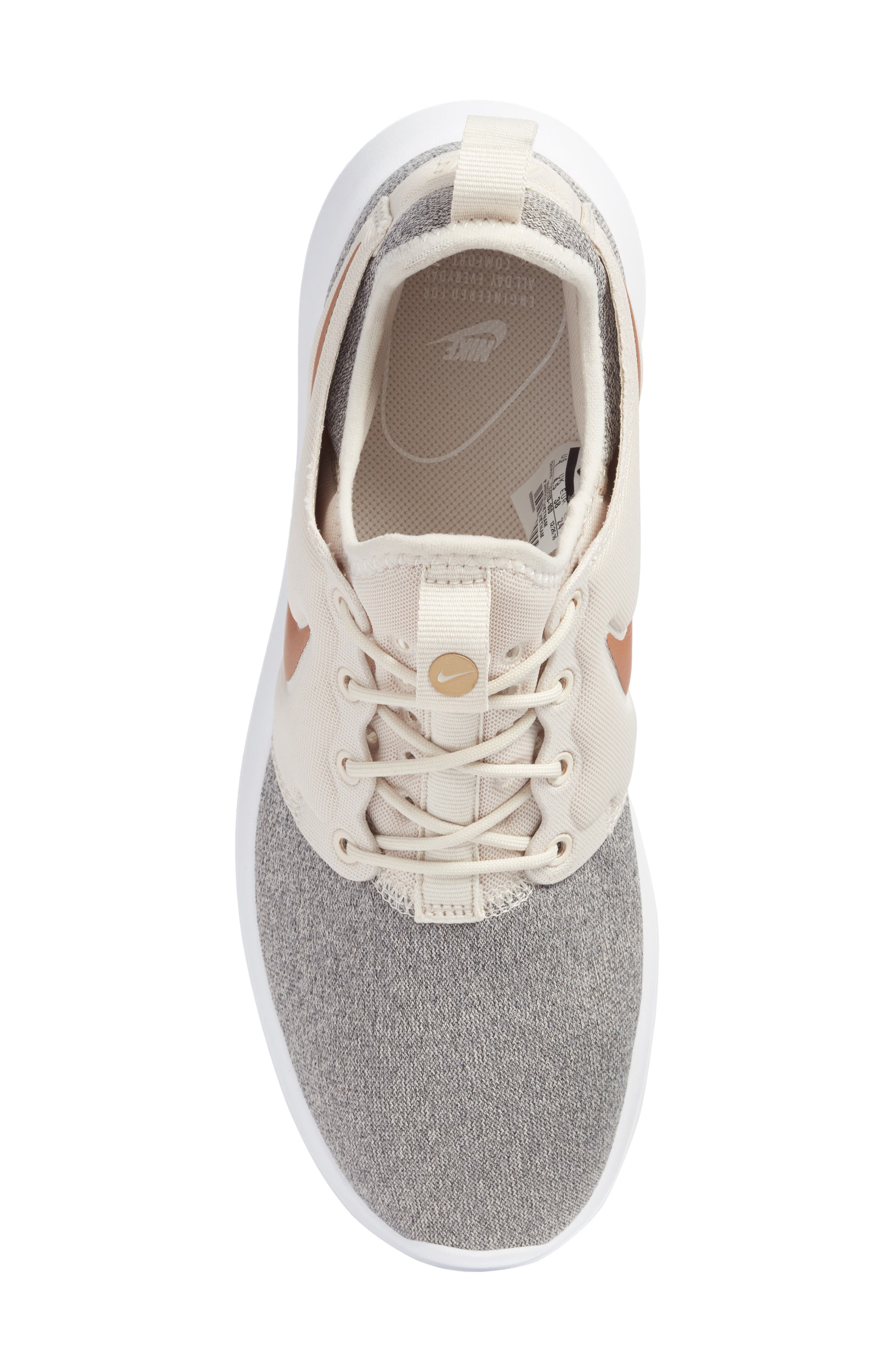 Roshe Two Knit Sneaker, Alternate, color, BROWN/ BLACK/ WHITE