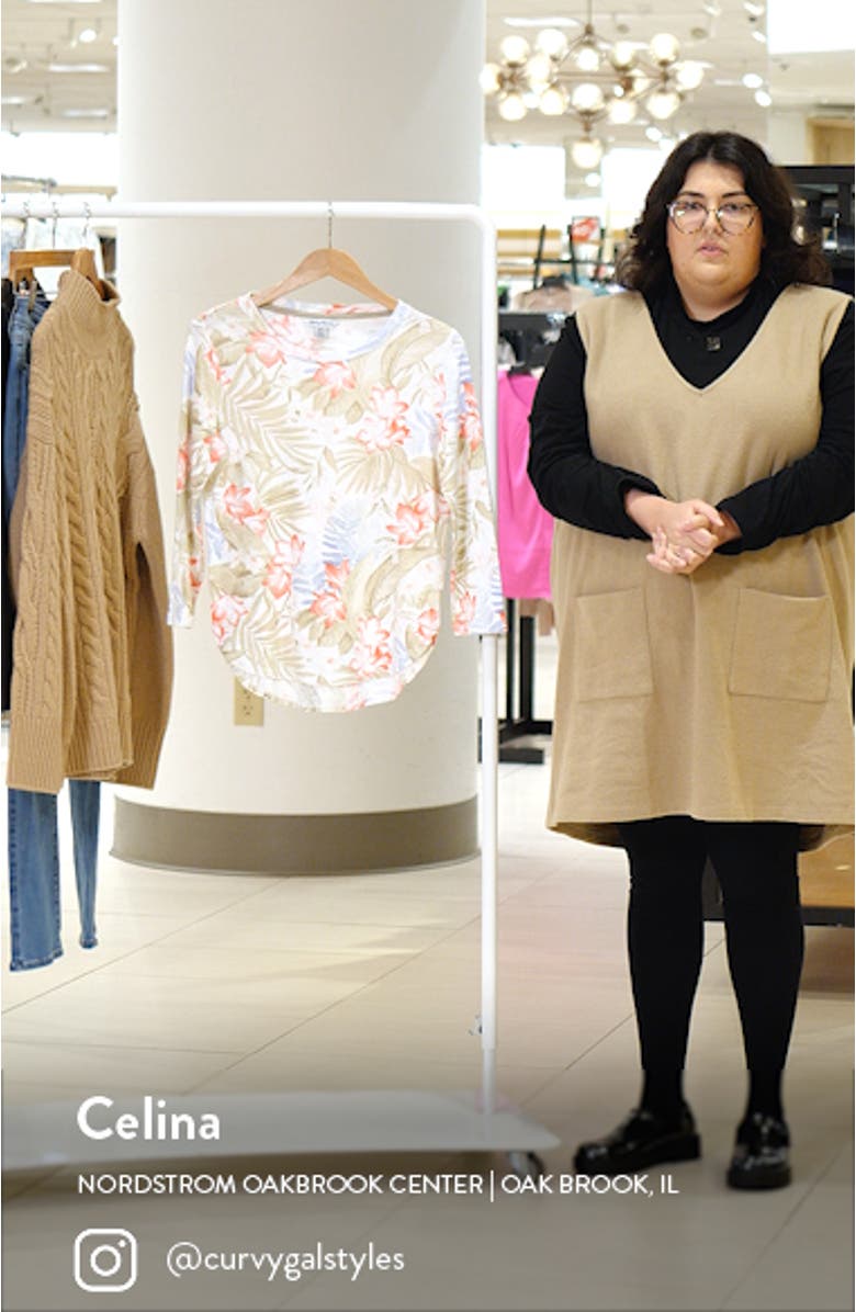 Ashby Isles Floral Cotton T-Shirt, sales video thumbnail