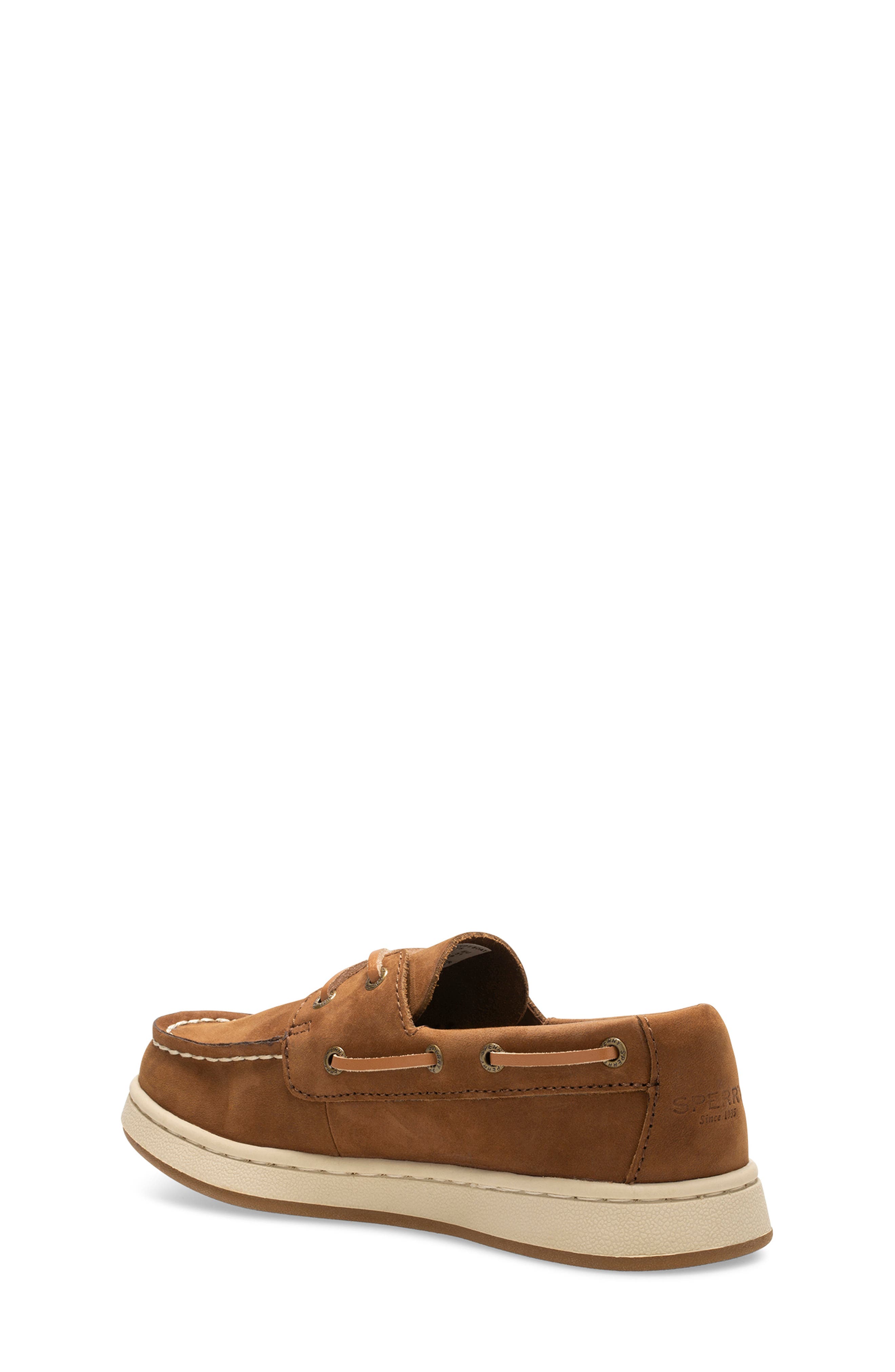 SPERRY TOP-SIDER<sup
®</sup
 Sperry Kids Cup II Boat Shoe, Alternate, color, Brown