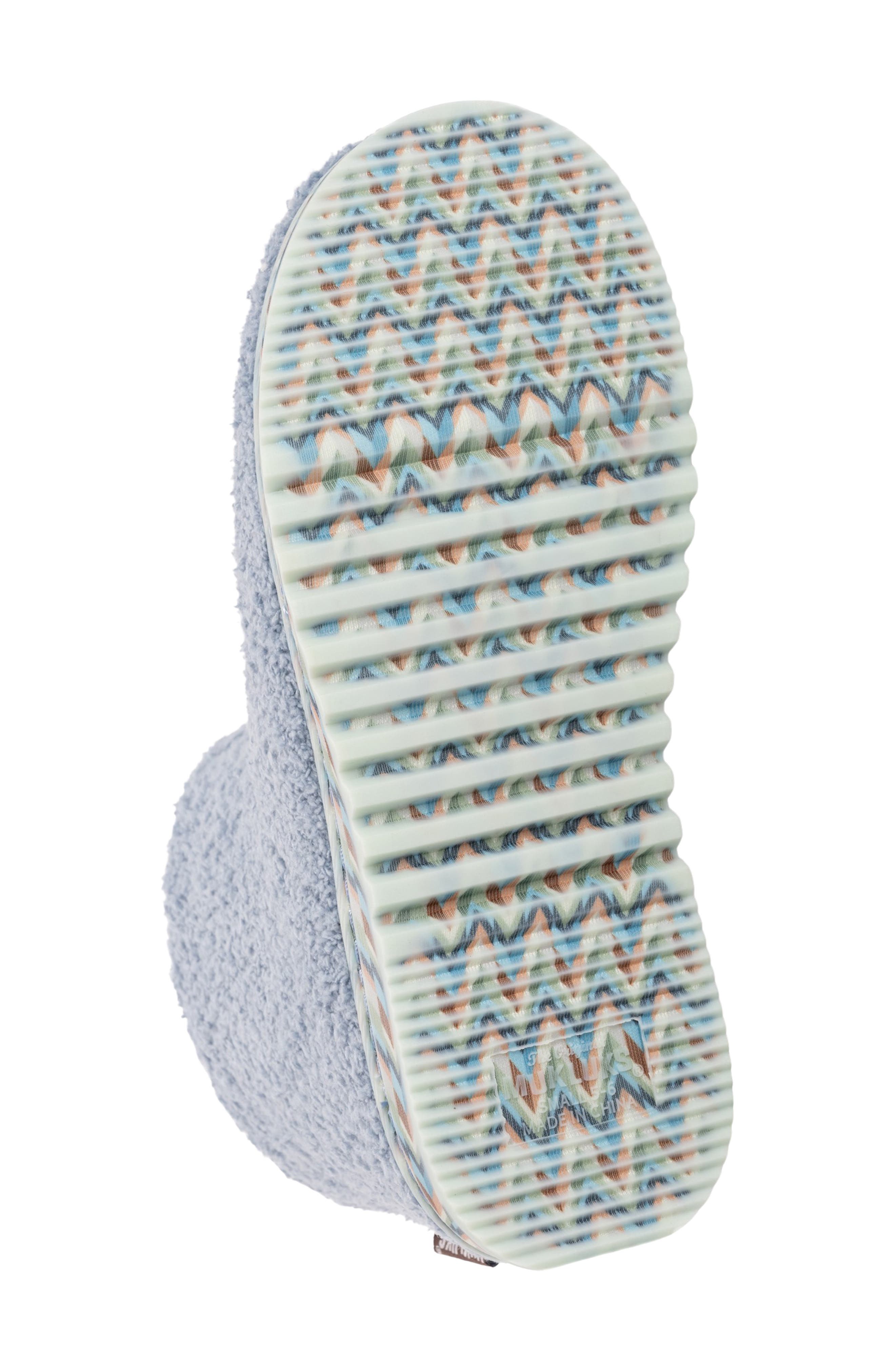 MUK LUKS Fabiola Ankle Slipper Boot, Alternate, color, Moonstone