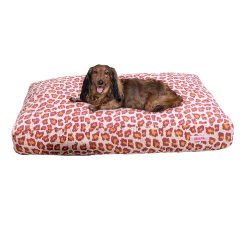 MabelDesigner Modern Ultra Soft Reversible Plush Rectangular Pet Bed with Washable Cover