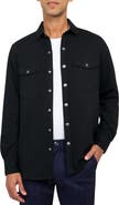 Brooklyn Brigade Solid Waffle Knit Shirt Jacket