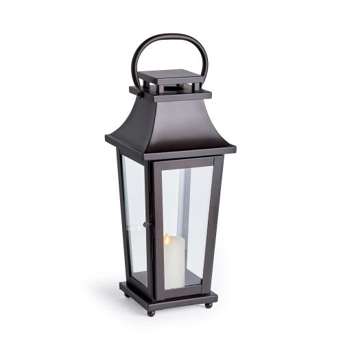 Napa Home & Garden Maurice Outdoor Lantern Candle Holder Small In Black