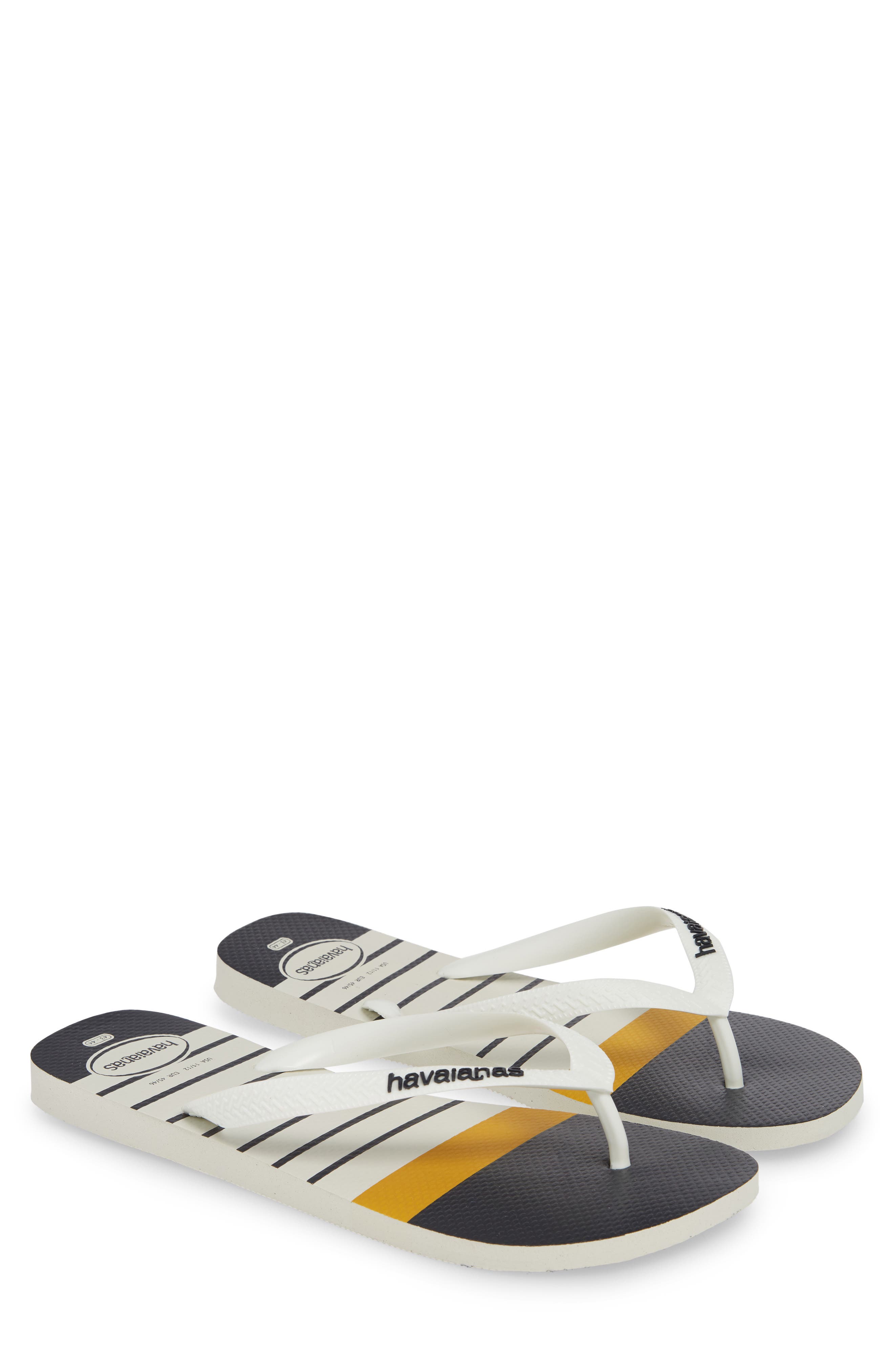 Top Nautical Flip Flop, Main, color, WHITE/ WHITE