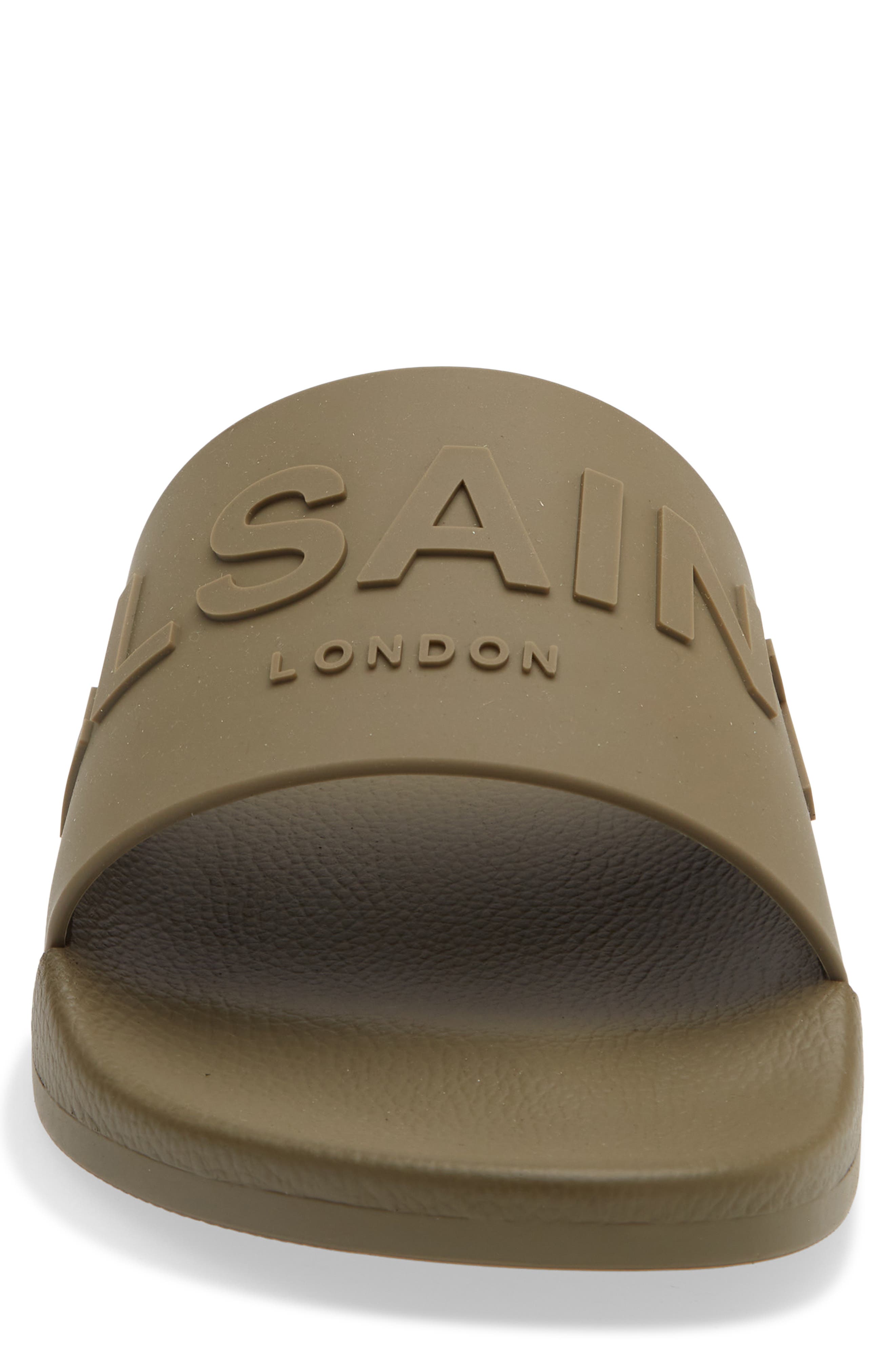 Biggy Slide Sandal, Alternate, color, WILD GREEN