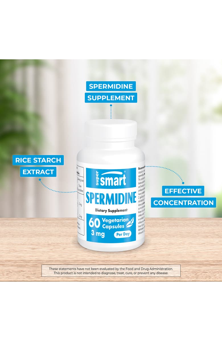 SuperSmart Spermidine 3mg per Day, Alternate, color, NO COLOR