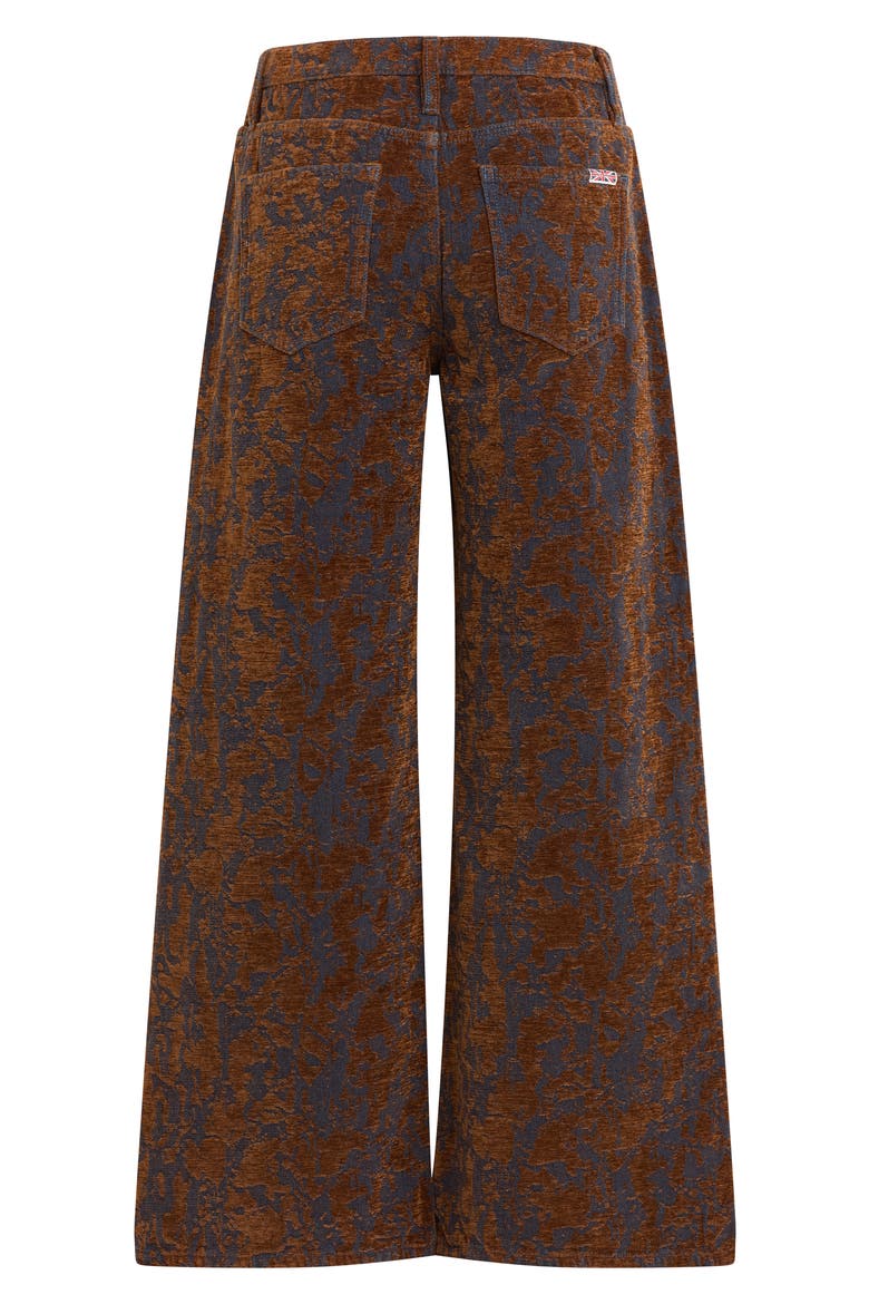 Relaxed Wide Leg Jeans, Alternate, color, CHALET
