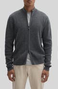 Robert Barakett Idris Full Zip Mock Neck Sweater