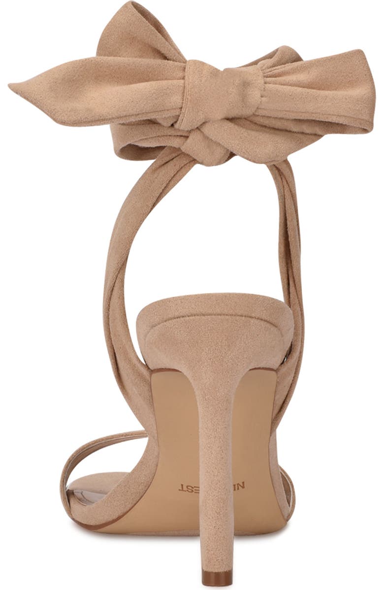 Nine West Kelsie Ankle Tie Sandal, Alternate, color, Beige