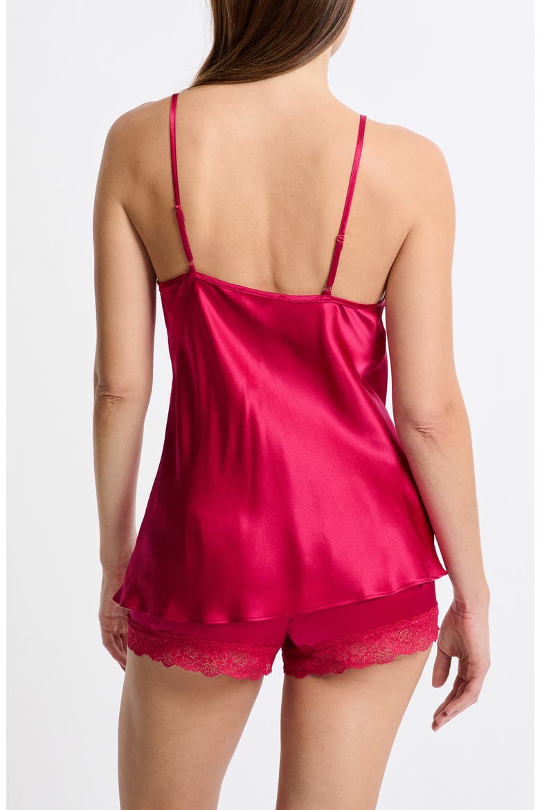 Milky Silk Camisole, Alternate, color, PETUNIA