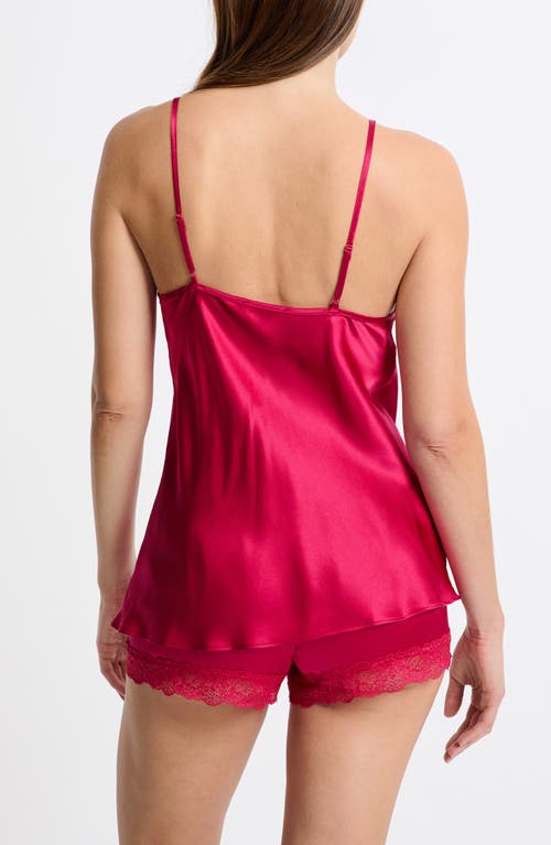 Etam Milky Silk Camisole In Pink