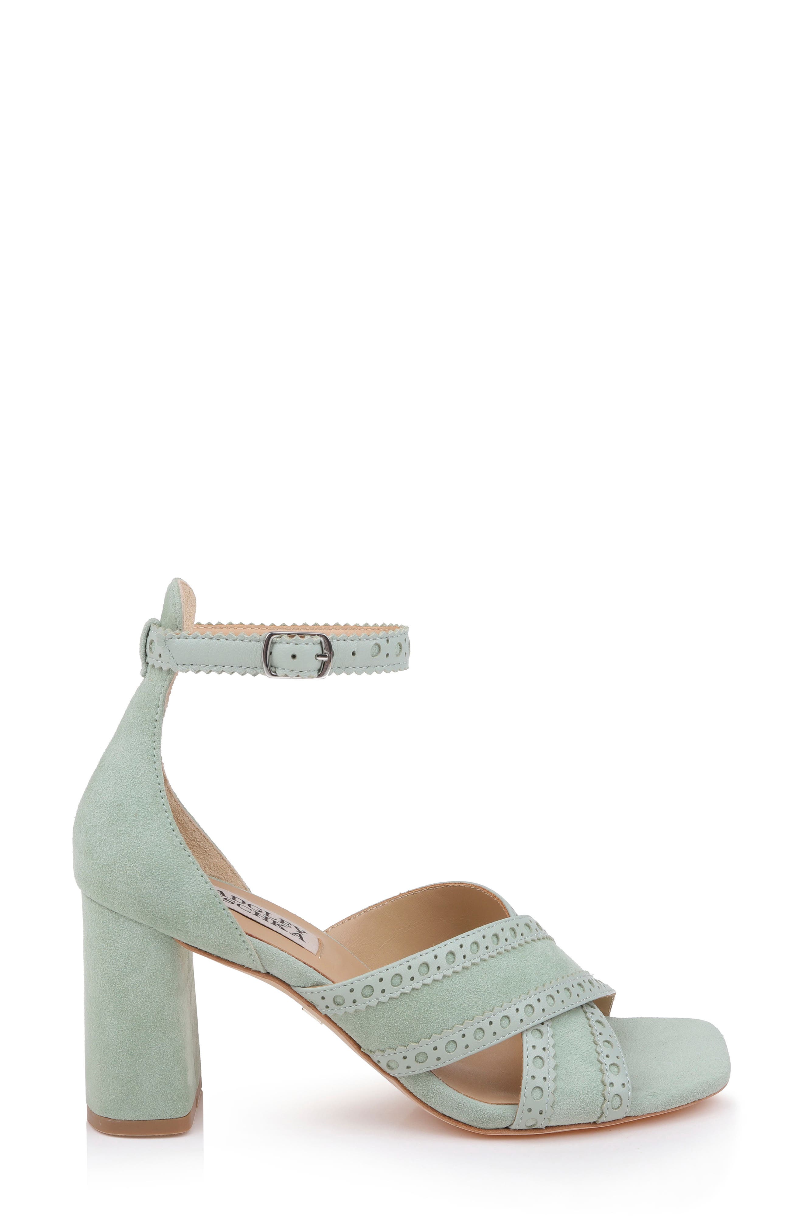 Yanni Ankle Strap Sandal, Alternate, color, GREEN