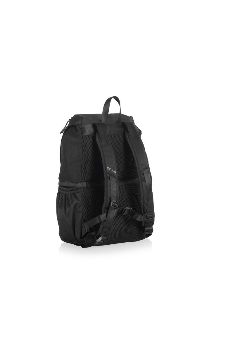 Oniva Tarana Recycled Backpack Cooler, Alternate, color, Carbon Black