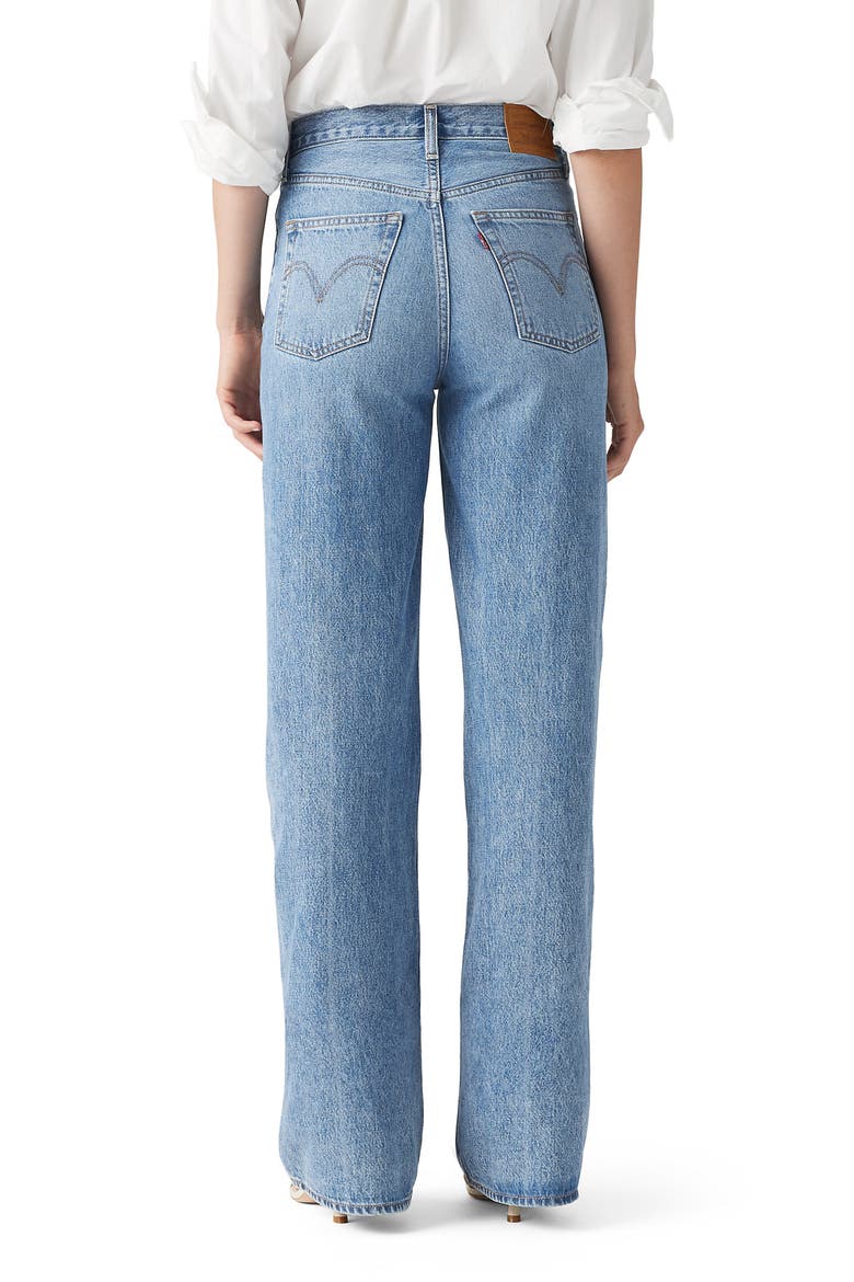 Ribcage High Waist Wide Leg Jeans, Alternate, color, NOT THE SAME