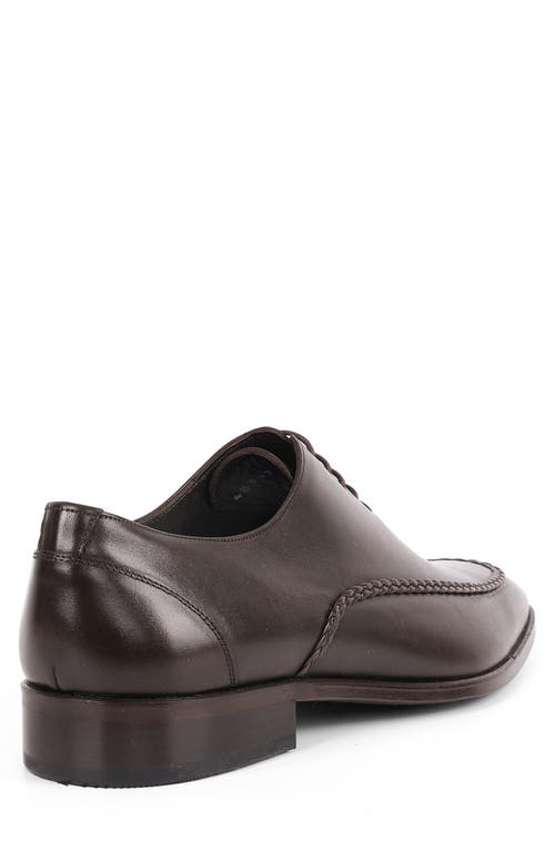 Vellapais Frisco Braided Oxford In Dark Brown