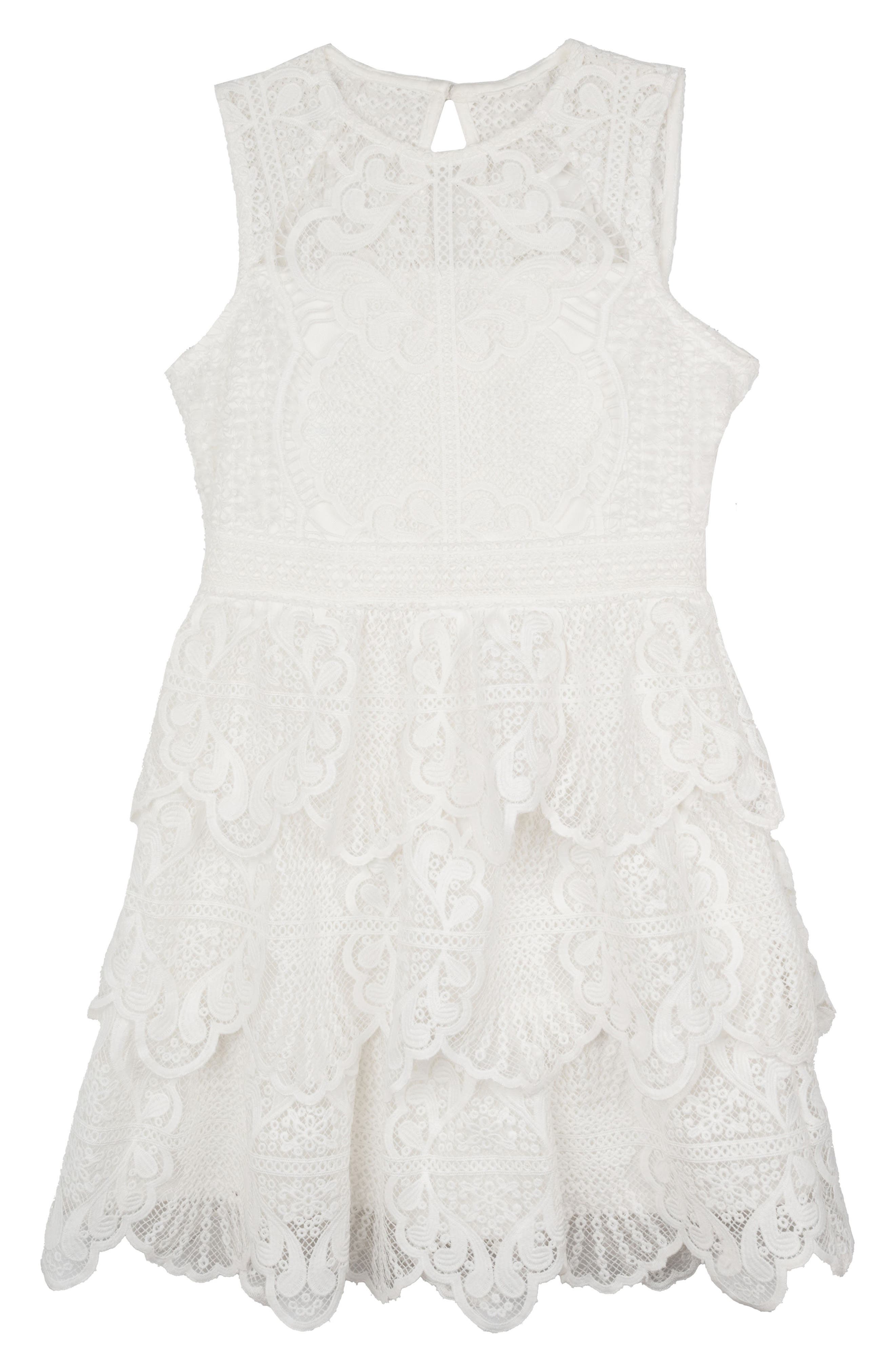 Rare Editions Kids' Lace Party Dress