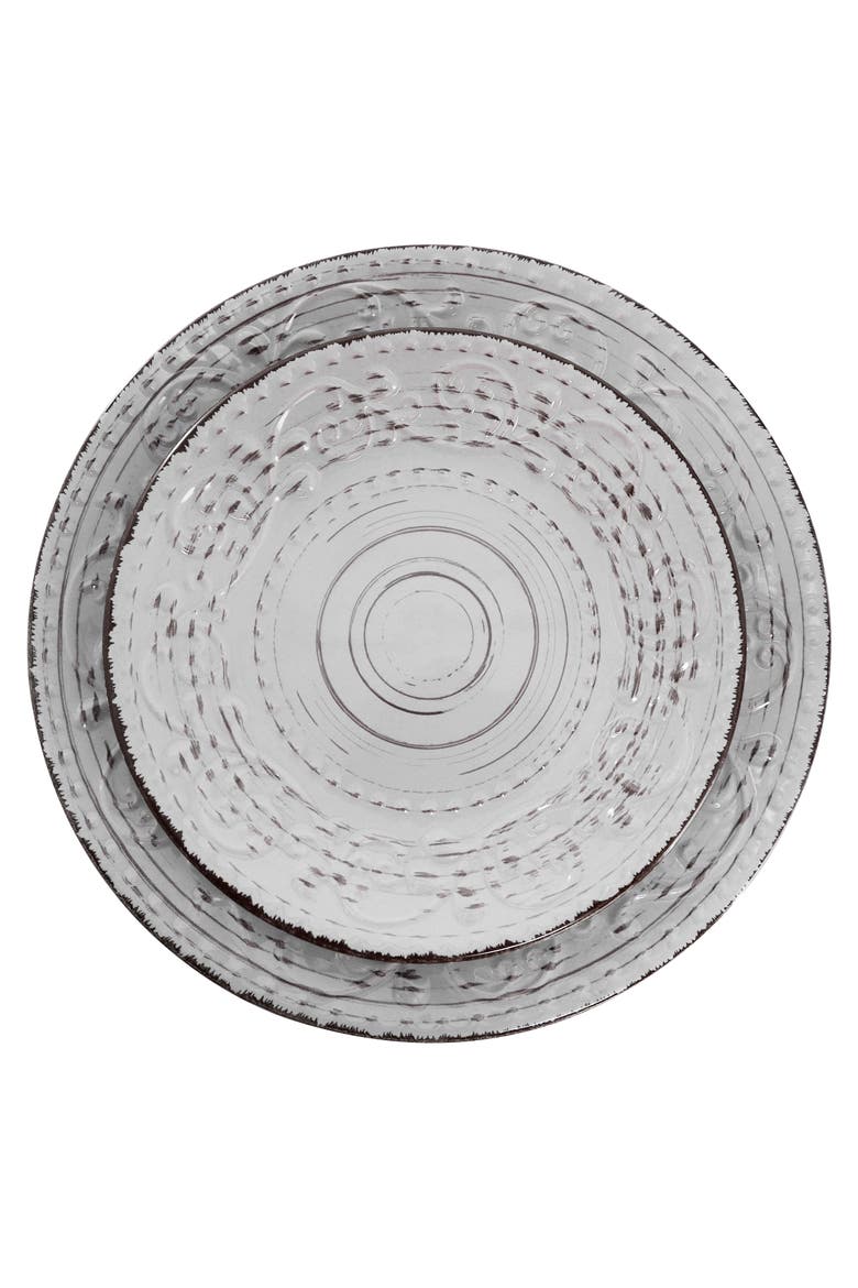 Malibu Calcite 16-Piece Dinnerware Set, Alternate, color, Grey