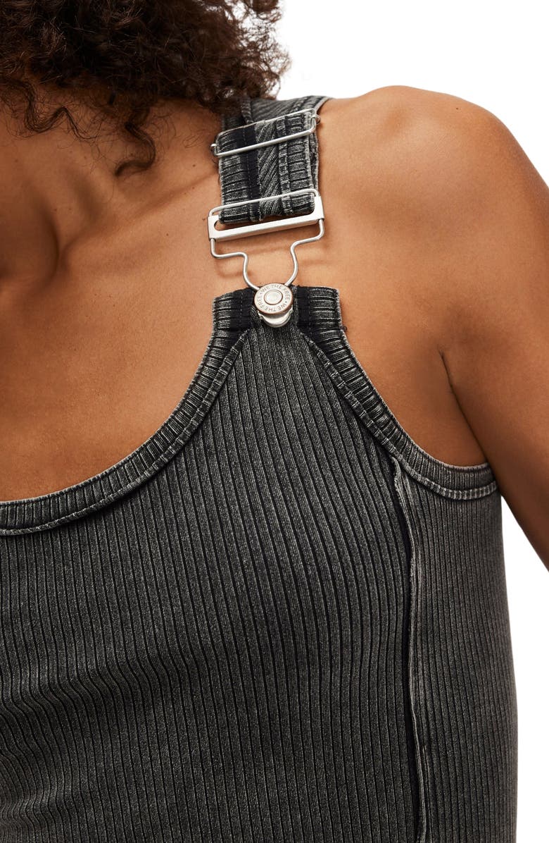 Free People Jamie Buckle Tank, Alternate, color, Black