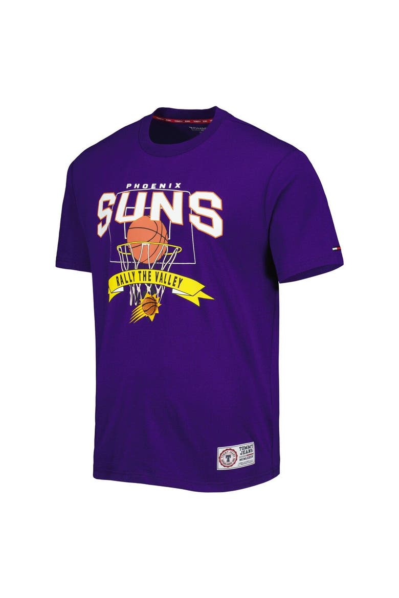Men's Tommy Jeans Purple Phoenix Suns Tim Backboard T-Shirt, Alternate, color, Purple