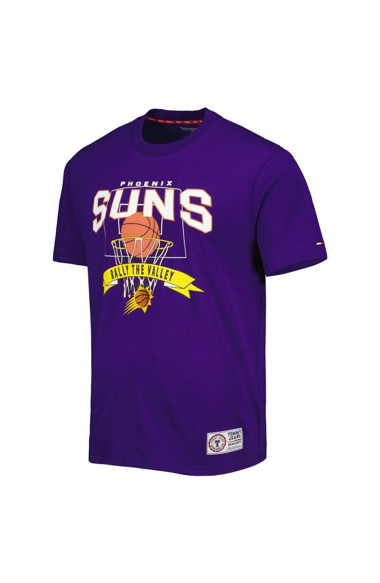 TOMMY JEANS Men's Tommy Jeans Purple Phoenix Suns Tim Backboard T-Shirt, Alternate, color, Purple