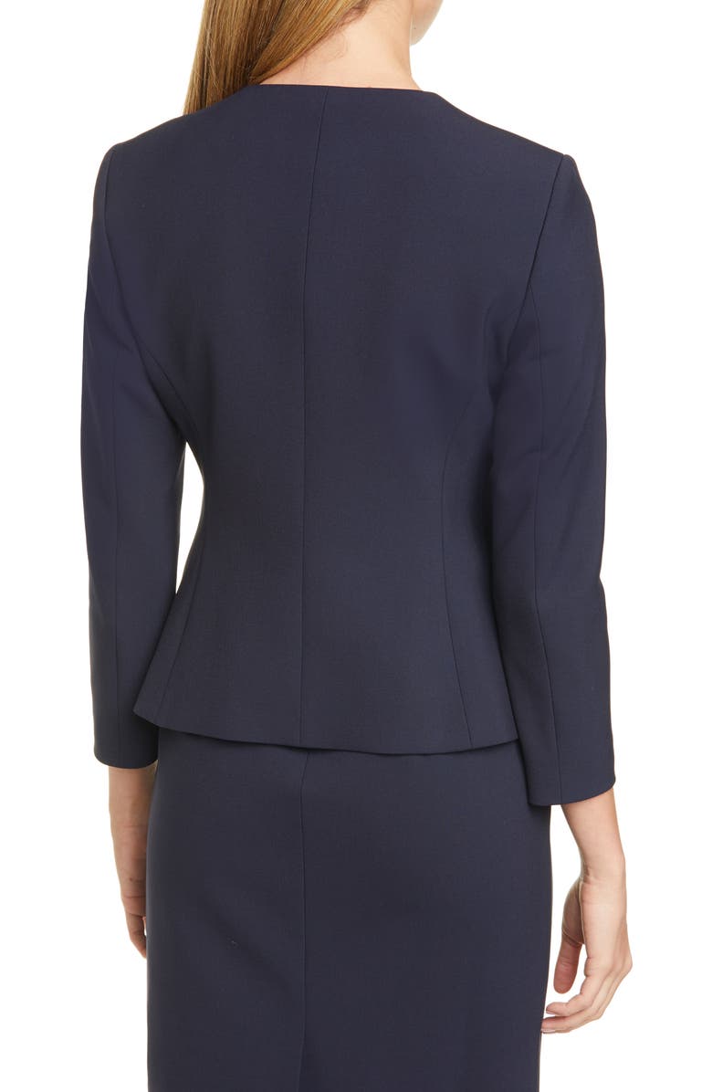 BOSS Jetucka Pintuck Jacket, Alternate, color,