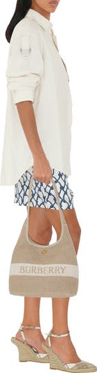 Small Logo Canvas Shoulder Bag