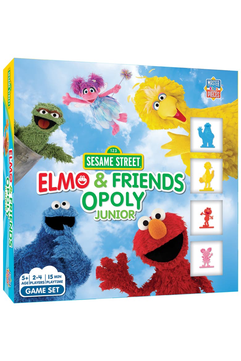 Sesame Street Elmo & Friends Opoly Jr, Main, color, Multicolor