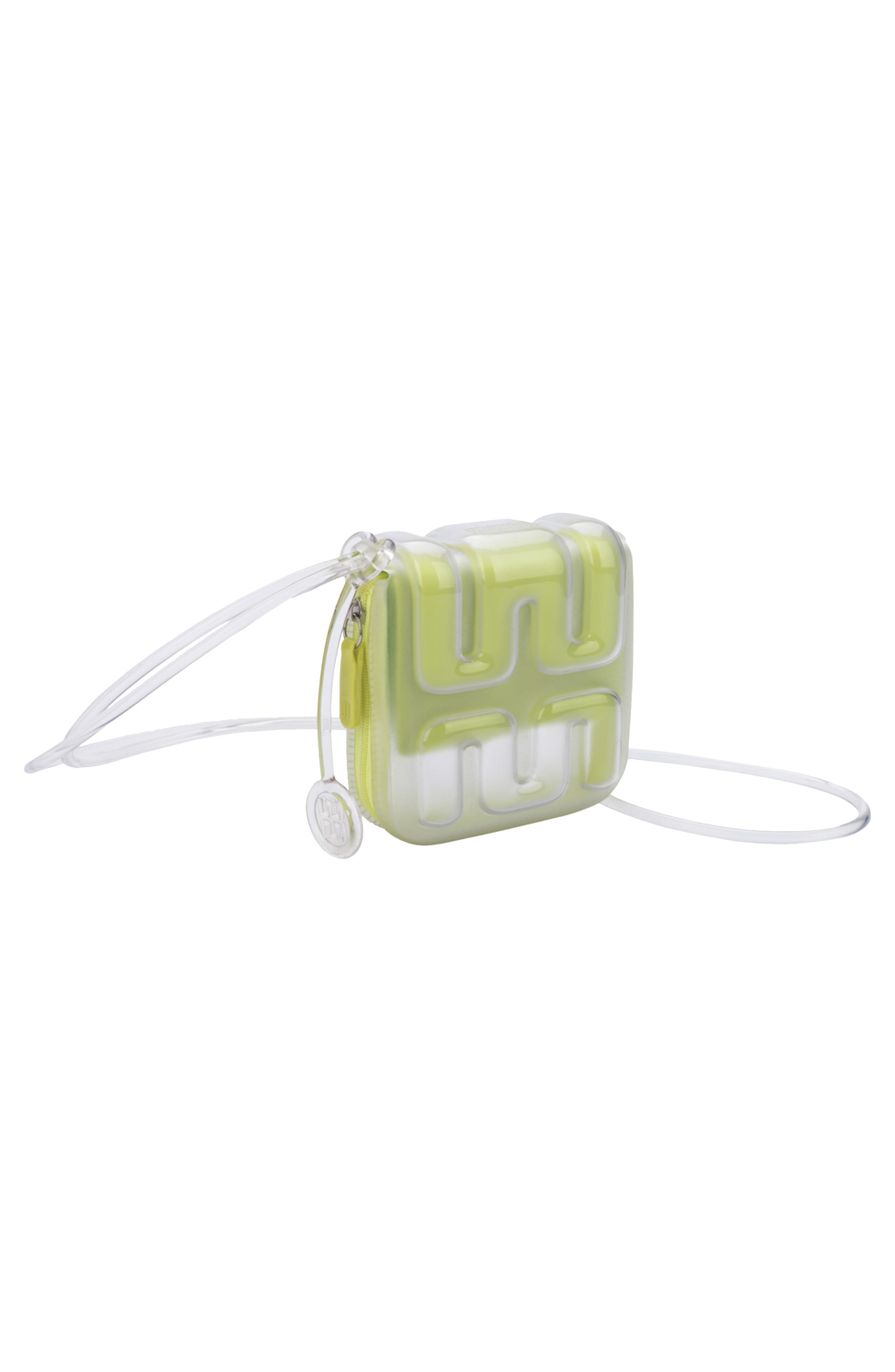 Jelly Crossbody Wallet, Alternate, color, GREEN