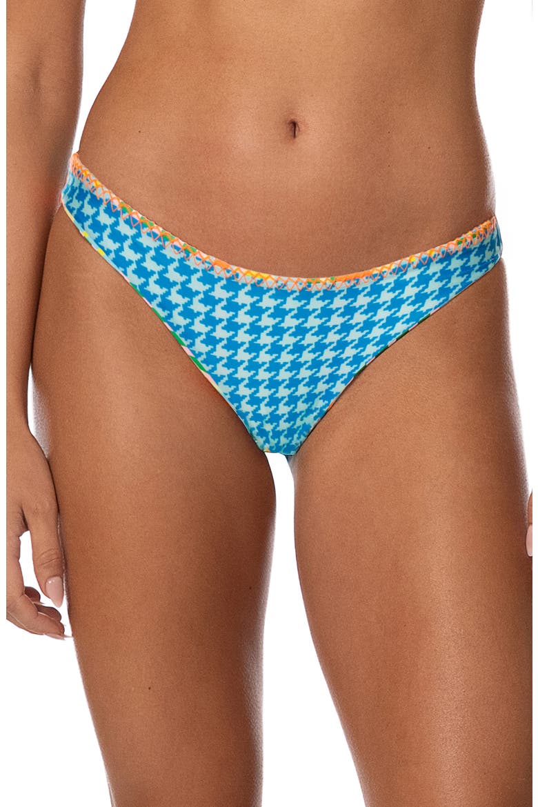 Deep Sea Lines Iconic Reversible Bikini Bottoms, Alternate, color, OPEN BLUE