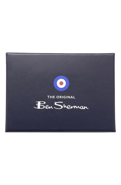 Ben Sherman Diagonal Plaid Tie & Pocket Square Set