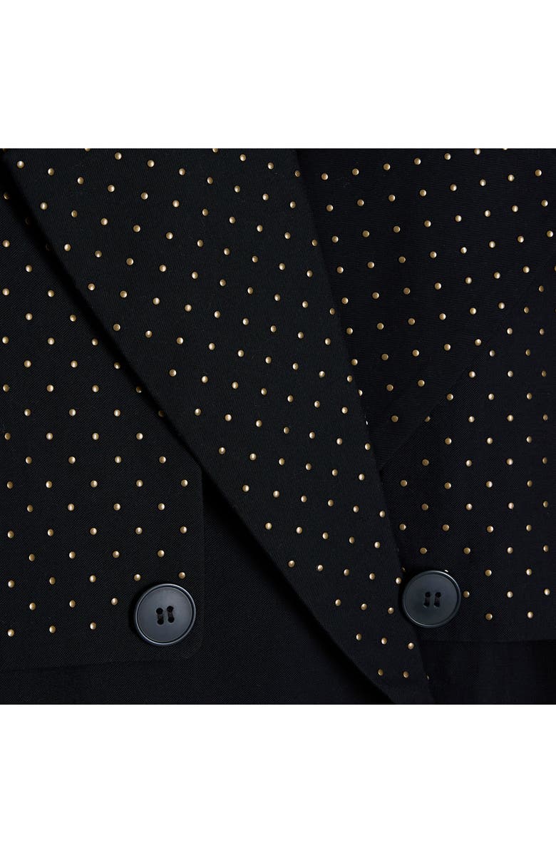 River Island Belted Studded Longline Trench Coat, Alternate, color,