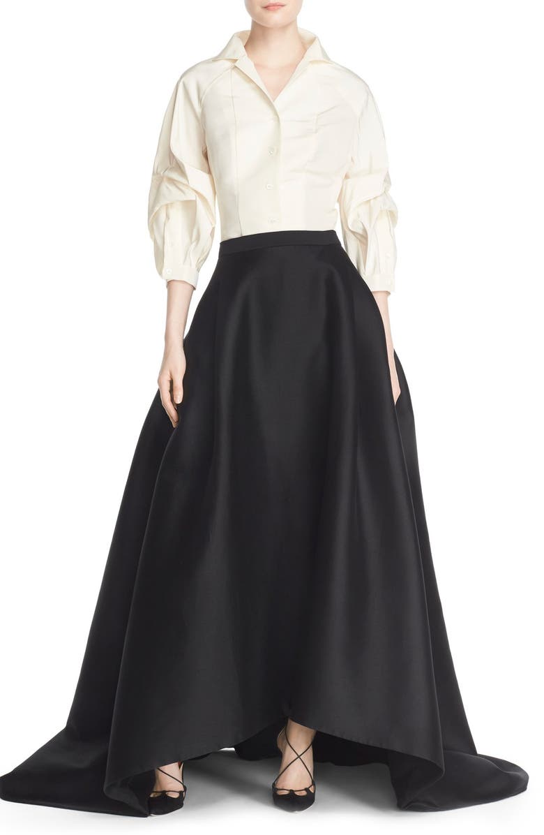 Carolina Herrera Full Length Evening Skirt, Alternate, color, 