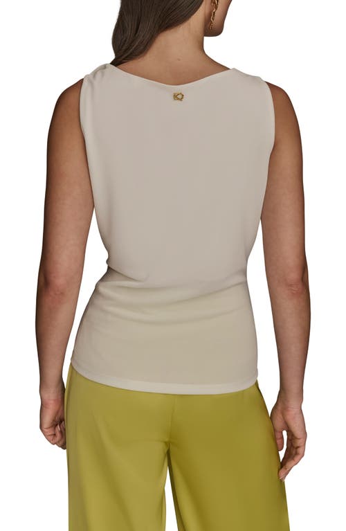 Donna Karan New York Twist Strap Ruched Tank