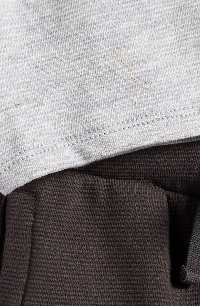Little Planet 2-Pack Organic Cotton Drawstring Shorts, Alternate, color, Grey