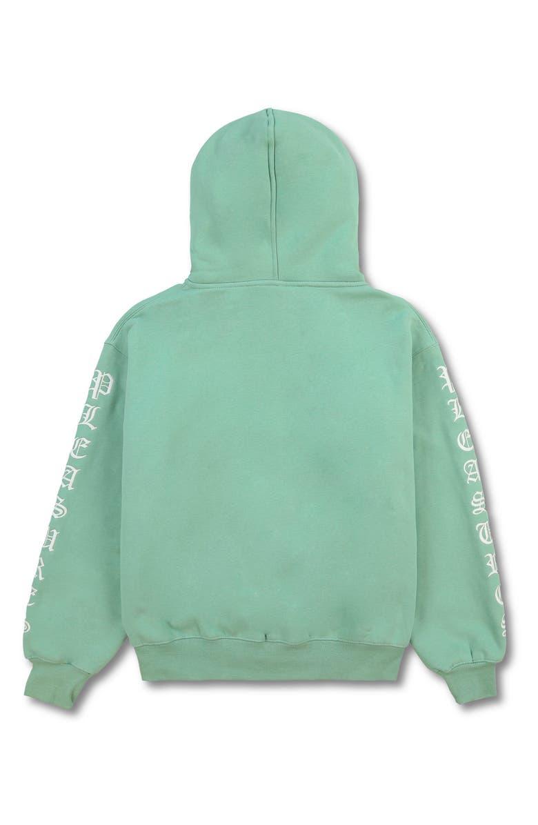 PLEASURES Embroidered Logo Hoodie, Alternate, color,