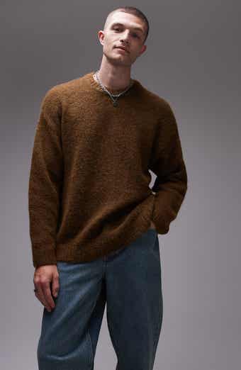 Topman Relaxed Fit Bouclé Cardigan | Nordstrom Topman Relaxed Fit Bouclé Cardigan | Nordstrom