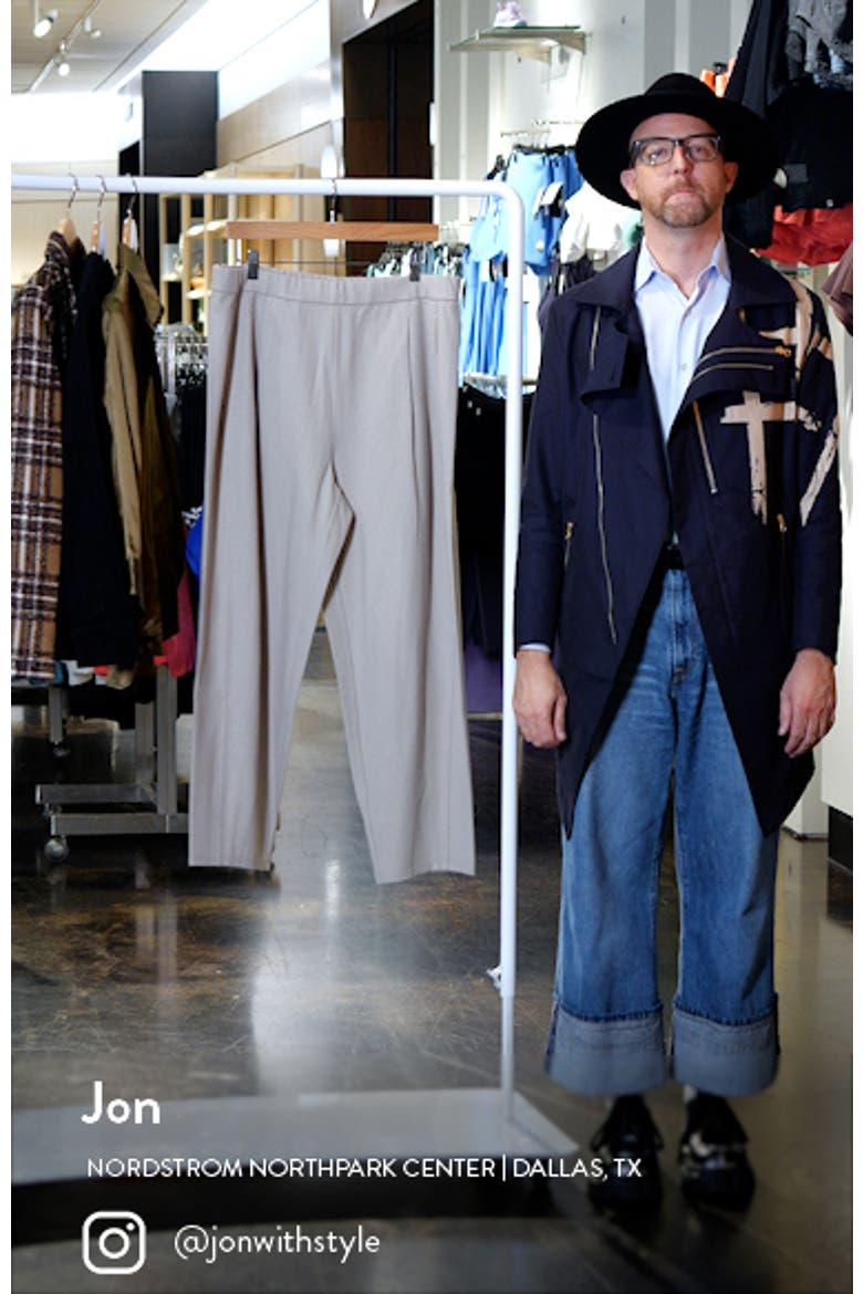 Pleated Wool Lantern Ankle Pants video