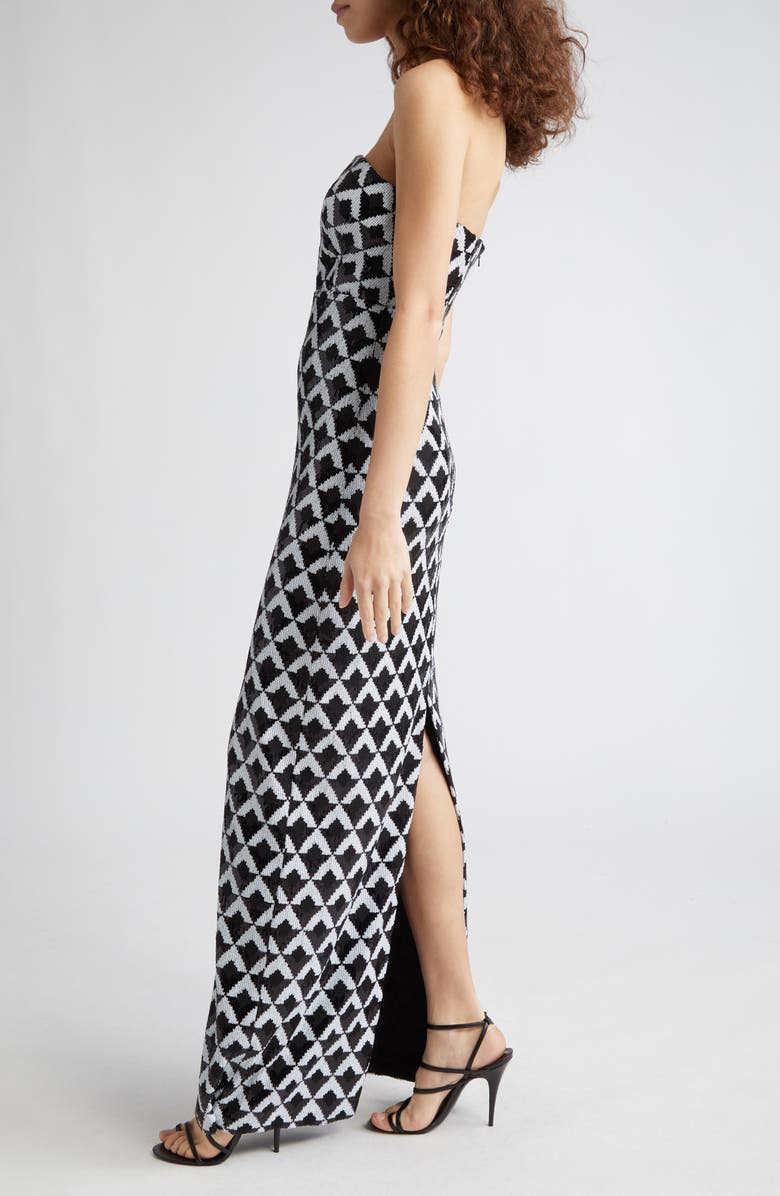 Ramy Brook Ramona Strapless Sequin Gown, Alternate, color,