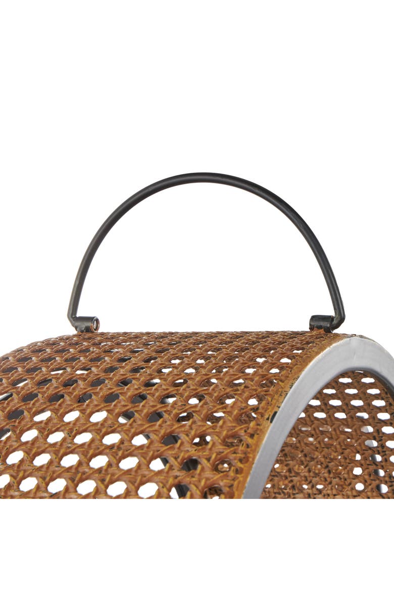 GINGER BIRCH STUDIO Set of 2 Lantern Candleholders, Alternate, color, Black