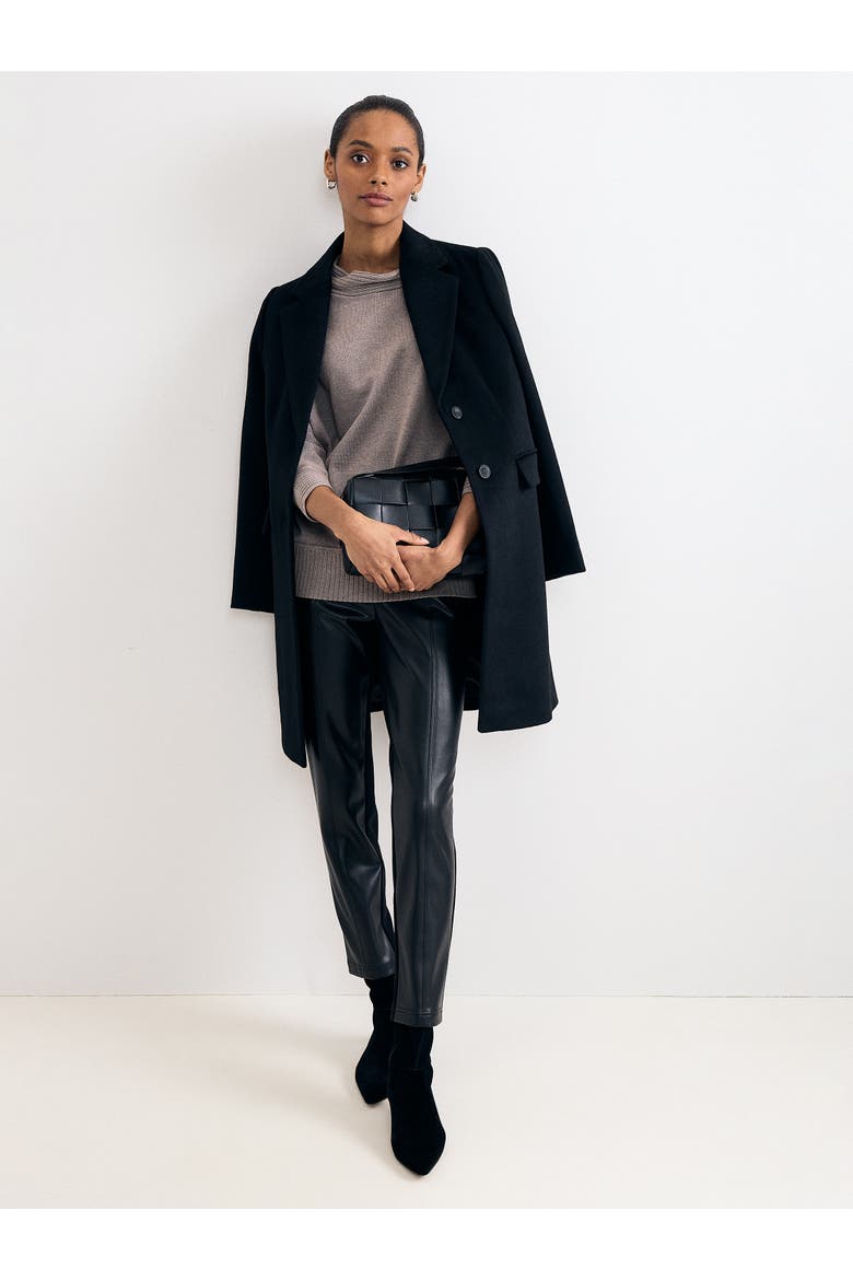 Salima Funnel Knit Sweater, Alternate, color, Oatmeal