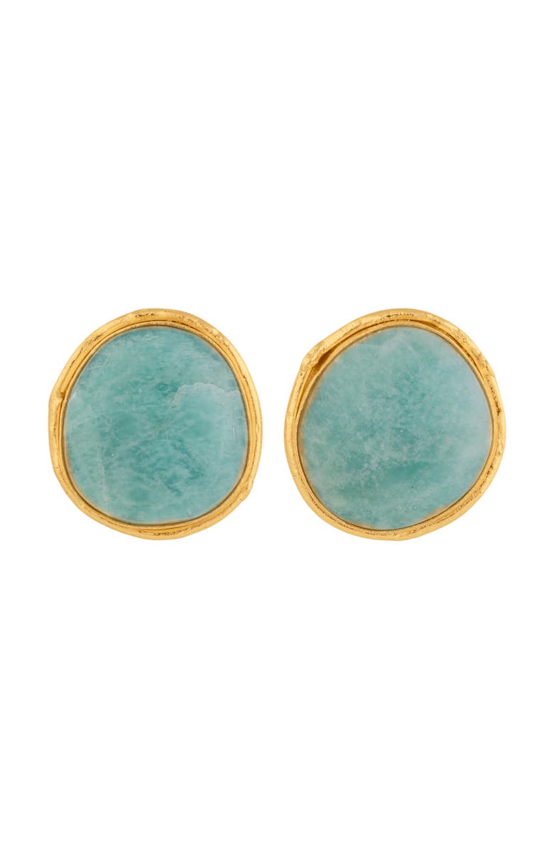 SYLVIA TOLEDANO Macaron Earrings, Main, color, Amazonite