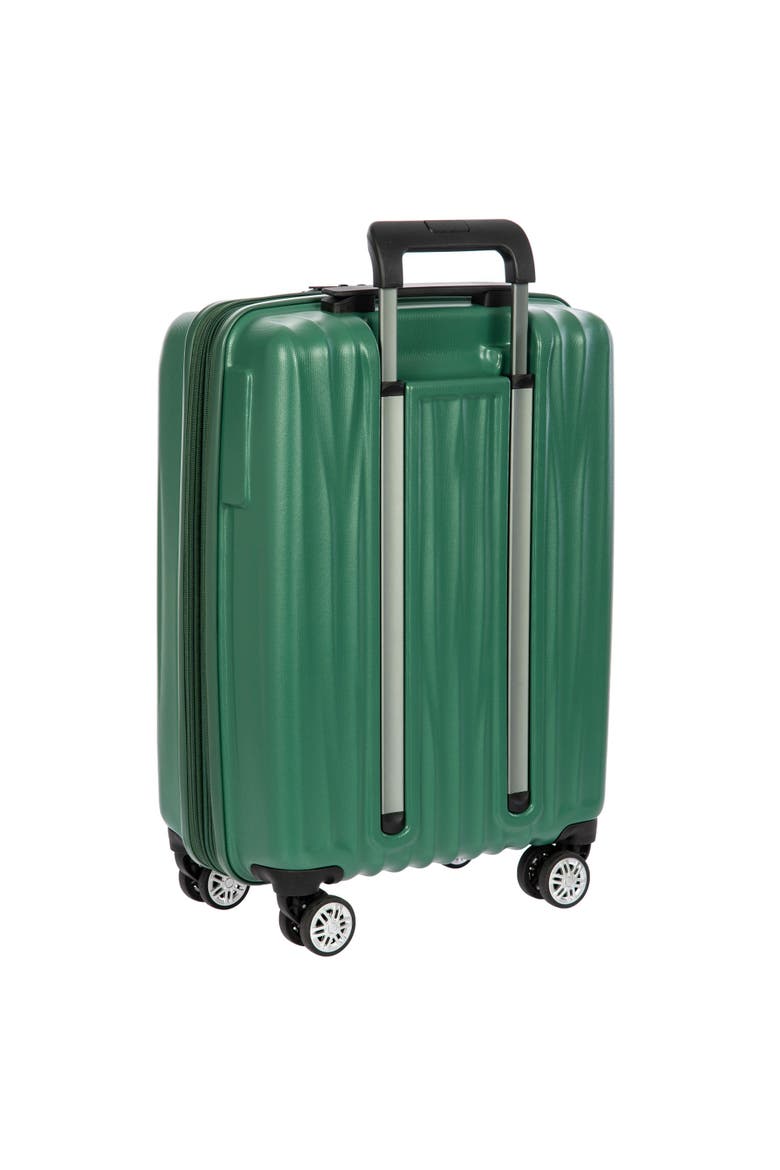 Cervia Hardside Expandable 21"  Carry On  Spinner Luggage with Front Pocket, Alternate, color, Dark Emerald