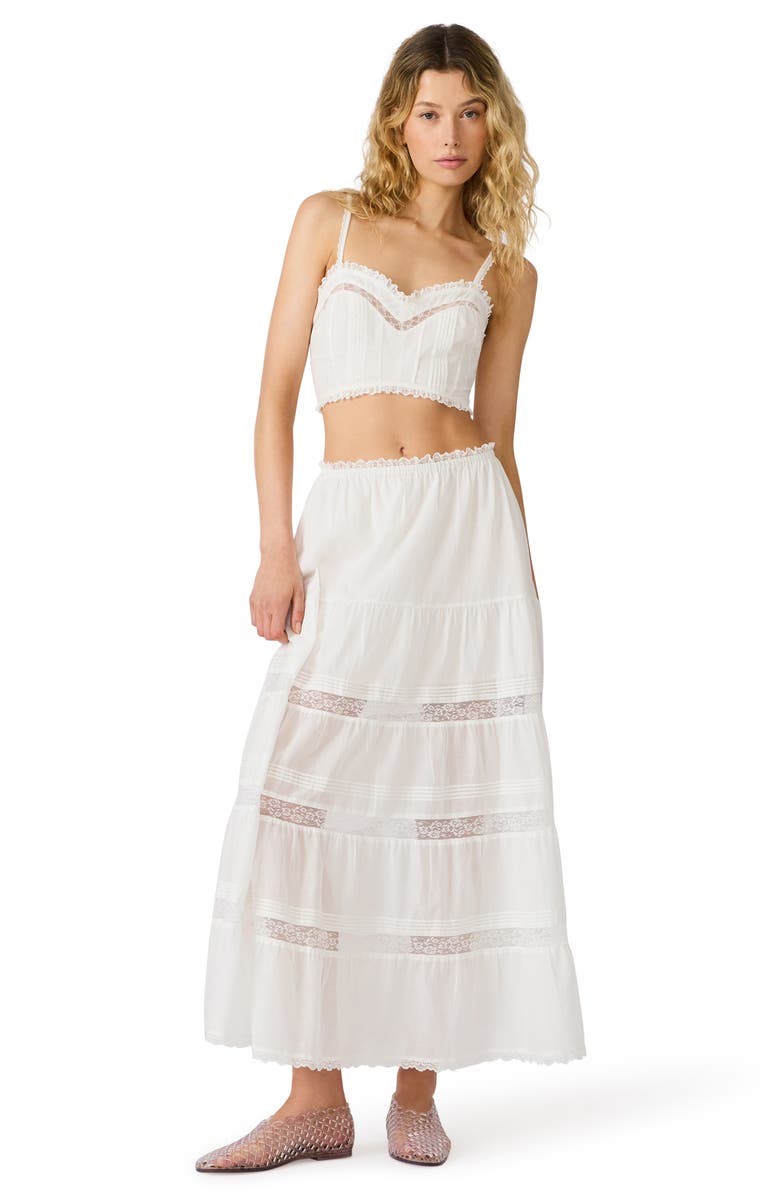 Steve Madden Elisse Crop Camisole, Alternate, color, Antique