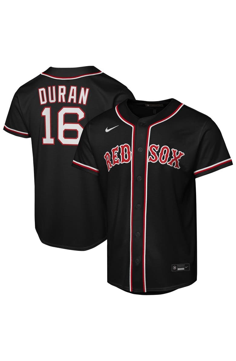 Nike Youth Nike Jarren Duran Black Boston Red Sox Fashion Replica Player Jersey, Main, color, Black