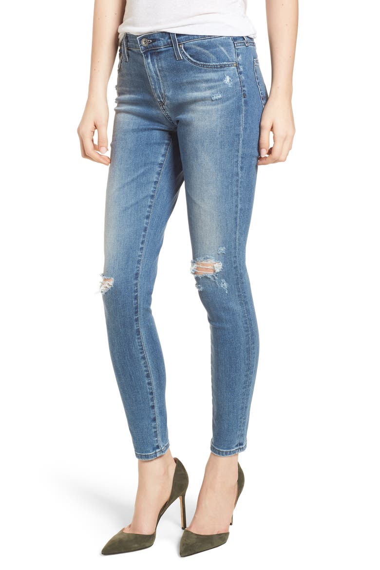 The Legging Ankle Jeans, Main, color, SEA SPRITE DESTRUCTED