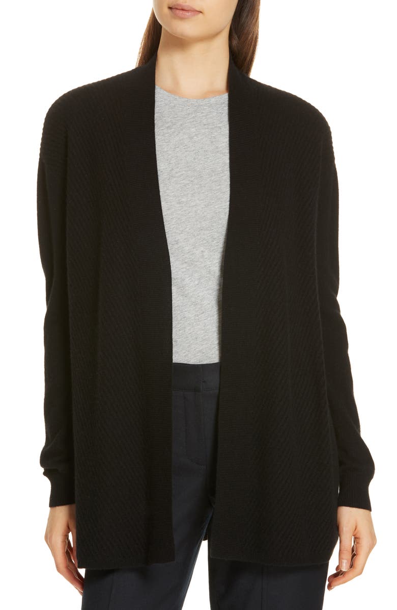Nordstrom Signature Chevron Cashmere Cardigan, Main, color, 