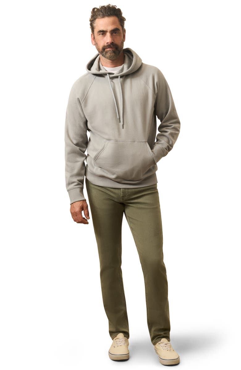 Faherty High Standard Organic Pima Cotton Blend Hoodie, Alternate, color, Lakeshore Grey
