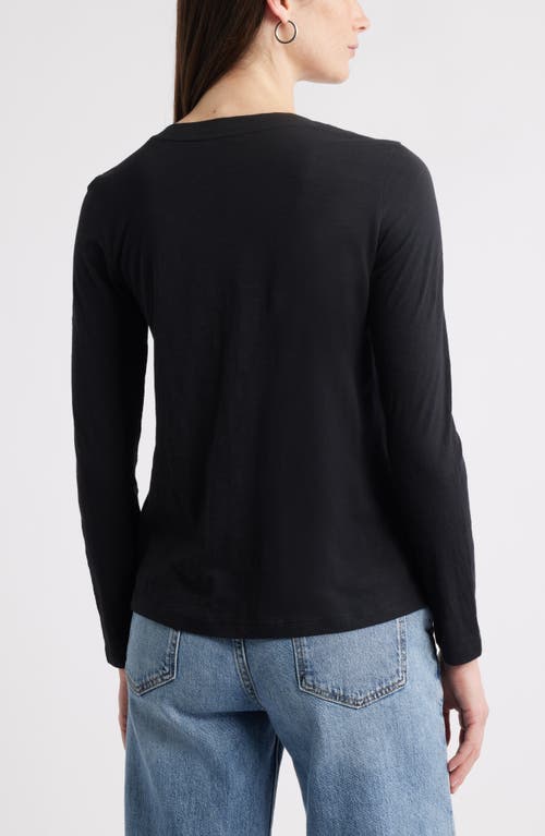 Caslonr Caslon(r) Long Sleeve V-neck T-shirt